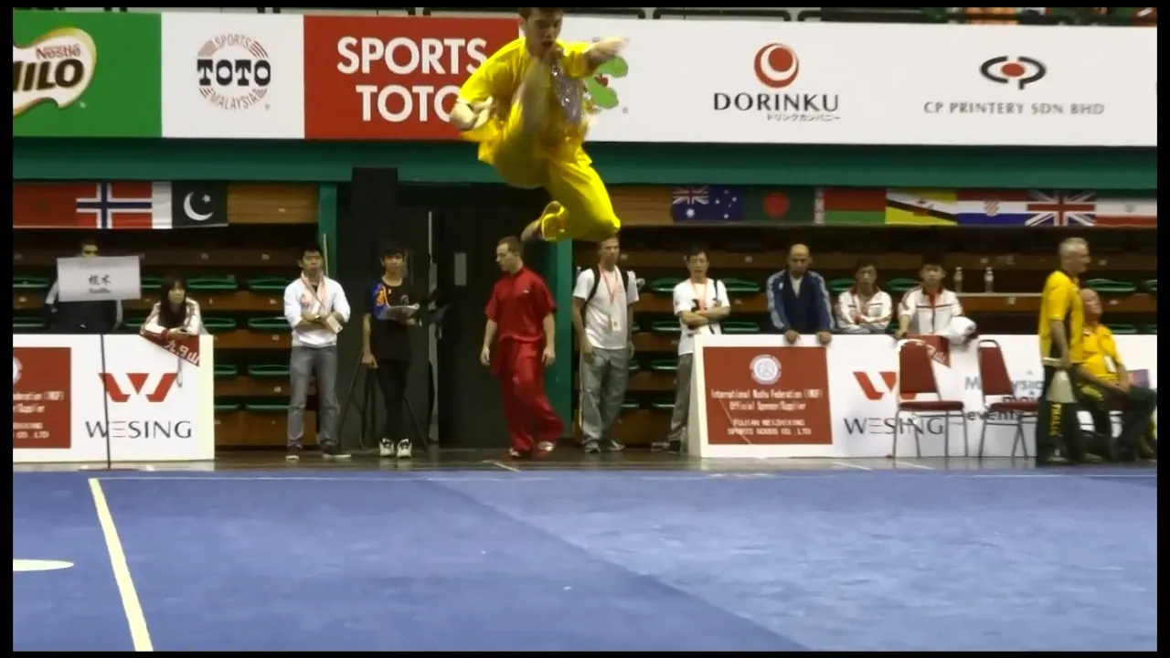 12th World Wushu Championships, Men Gunshu INA Aldy Lukman 9.47