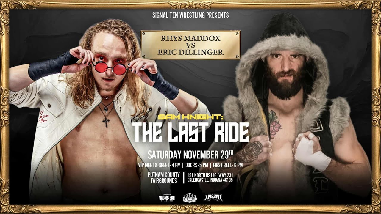 Signal Ten Wrestling - 11-29-2025 - The Last Ride - Rhys Maddox v. Eric Dillinger