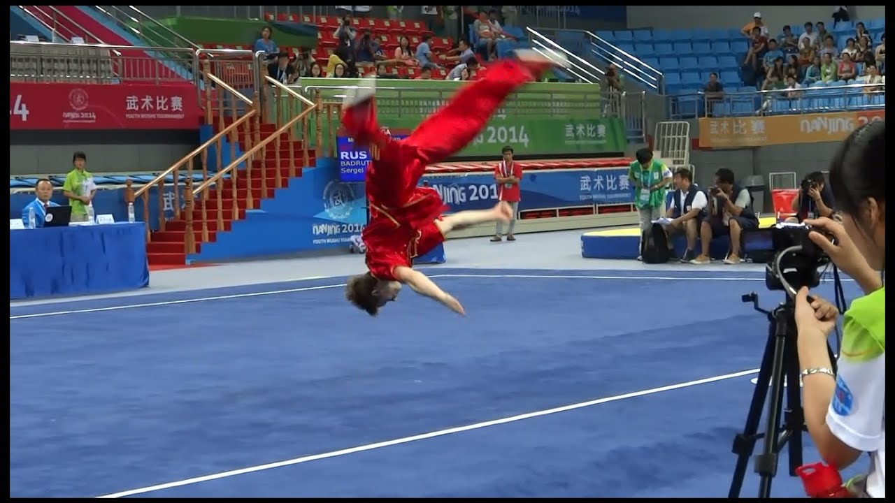 NANJING 2014 Wushu Tournament - Men Changquan RUS Sergei BADRUTDINOV 9.34