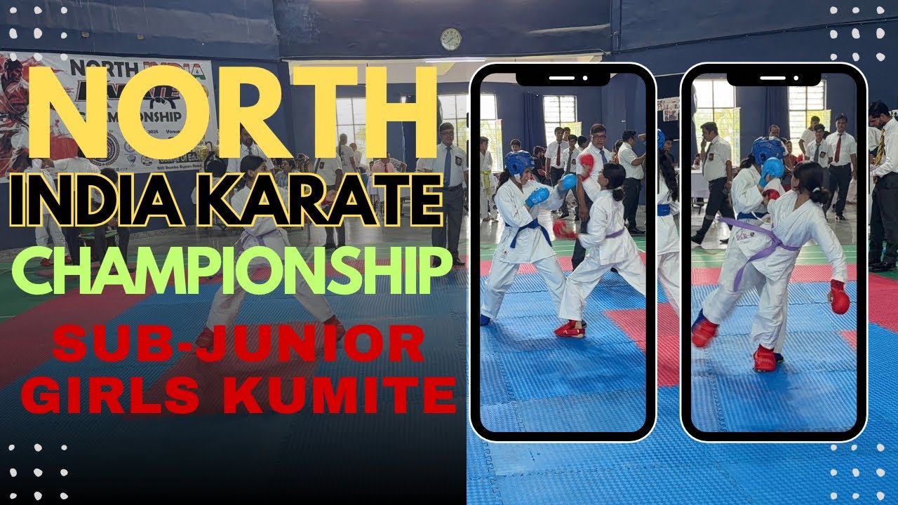 đ„ Karate Kumite | Sub Junior Girls | Best Attacks by AKA | Full Match Highlights đ„đ„ background