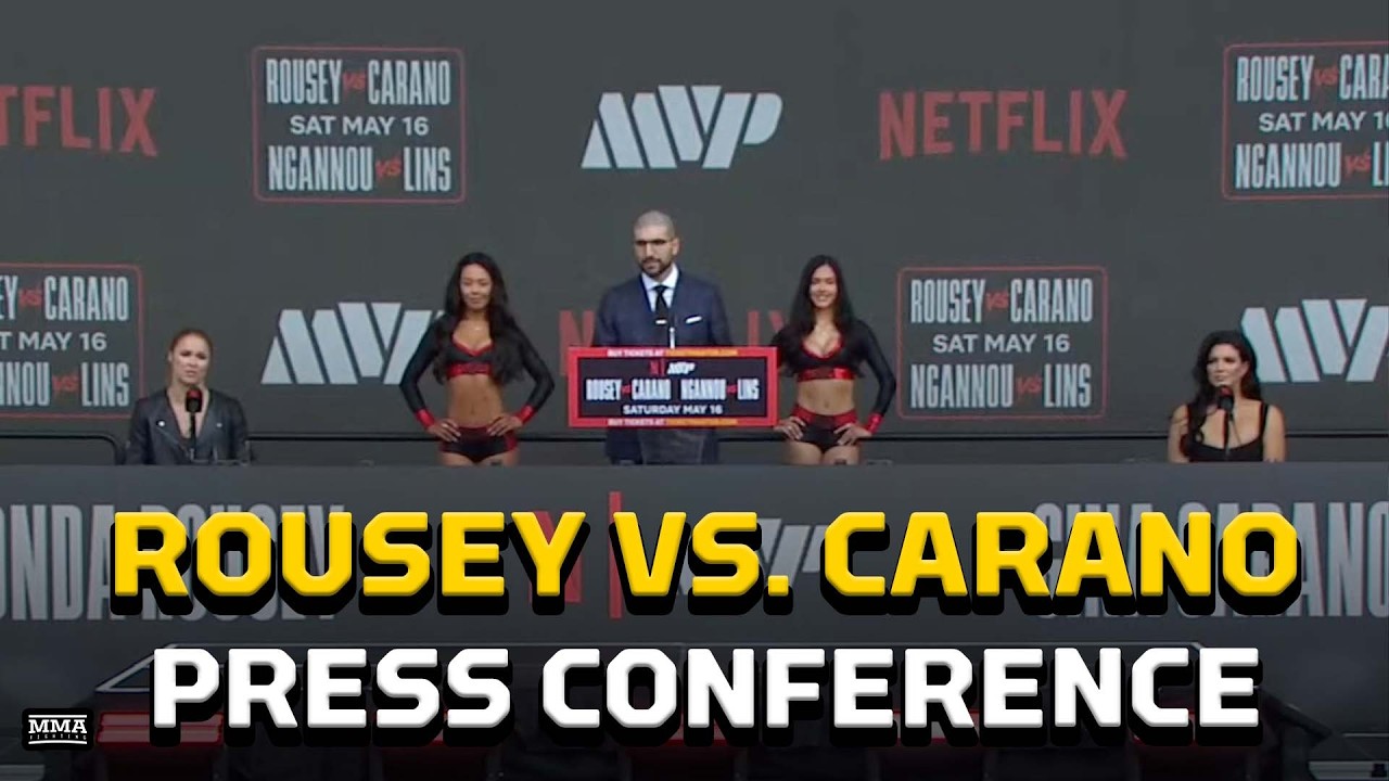 Ronda Rousey Vs. Gina Carano Press Conference - MMA Fighting