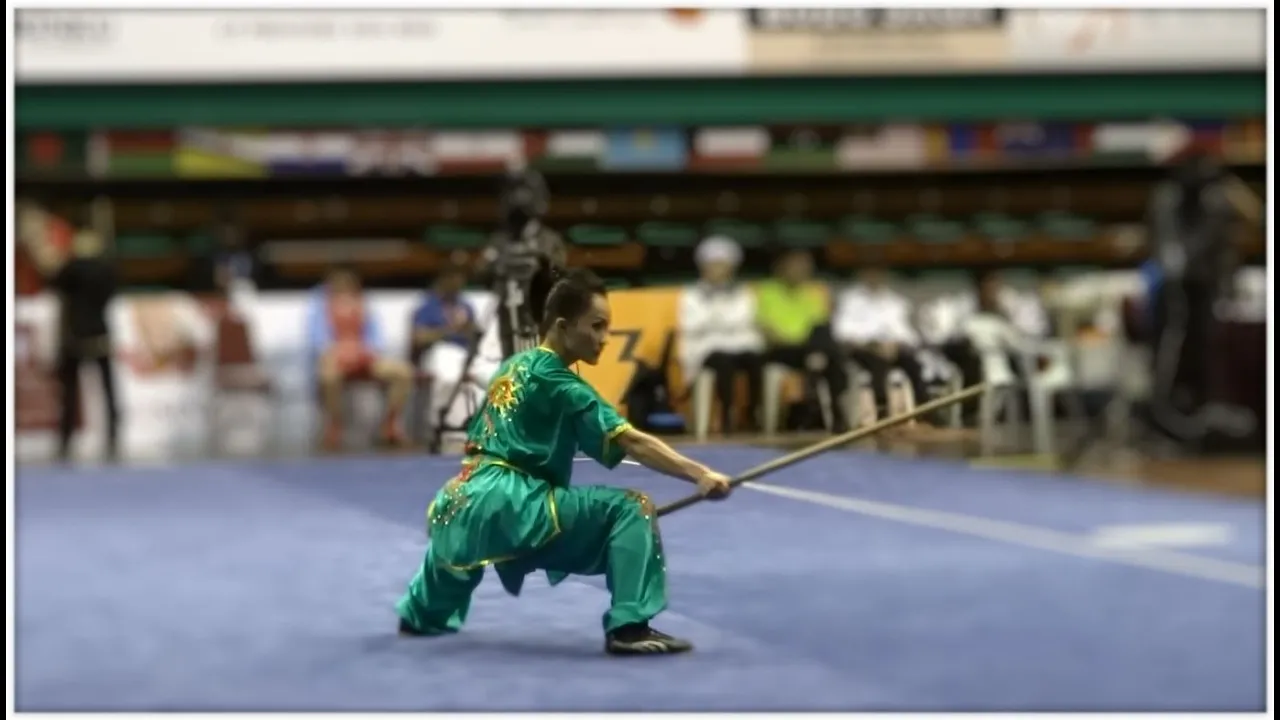 12th World Wushu Championships, Women Nangun MAS Diana Bong Siong Lin 黃湘琳 9.58