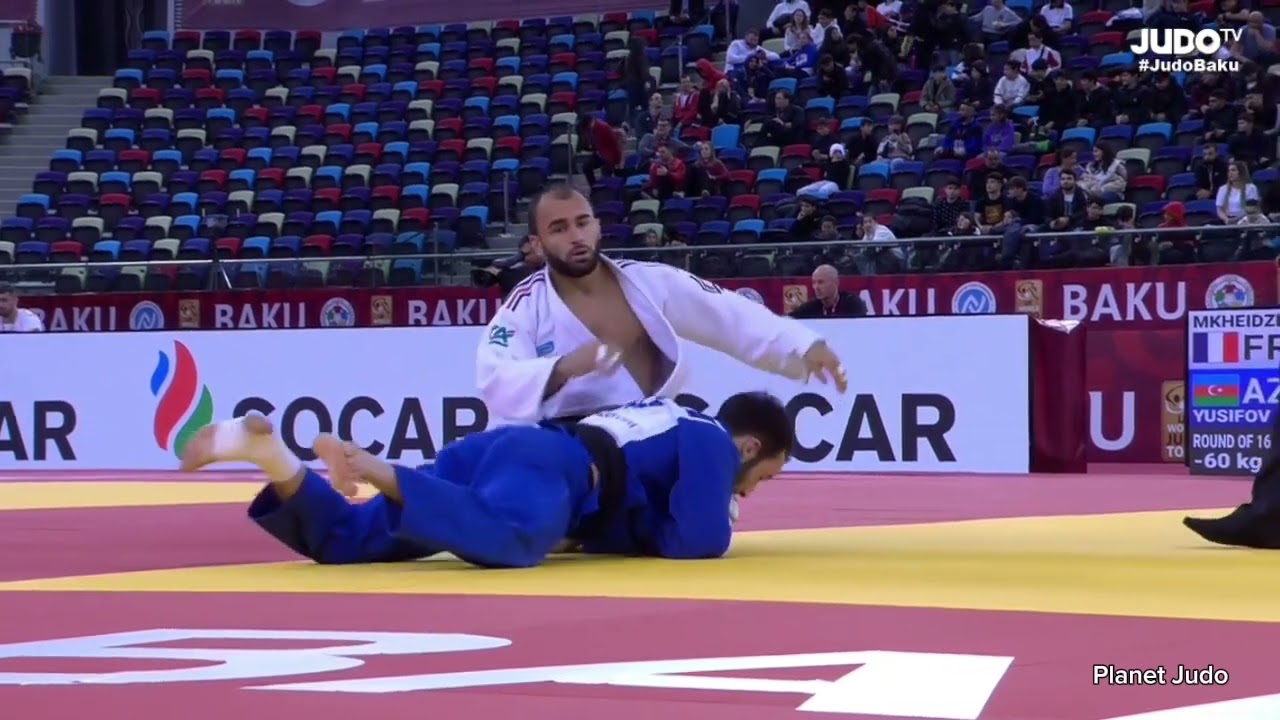 Luka MKHEIDZE 🇫🇷 🆚️ Ahmad YUSIFOV 🇦🇿 | 2 раунд/-60кг | Большой Шлем Баку 2024