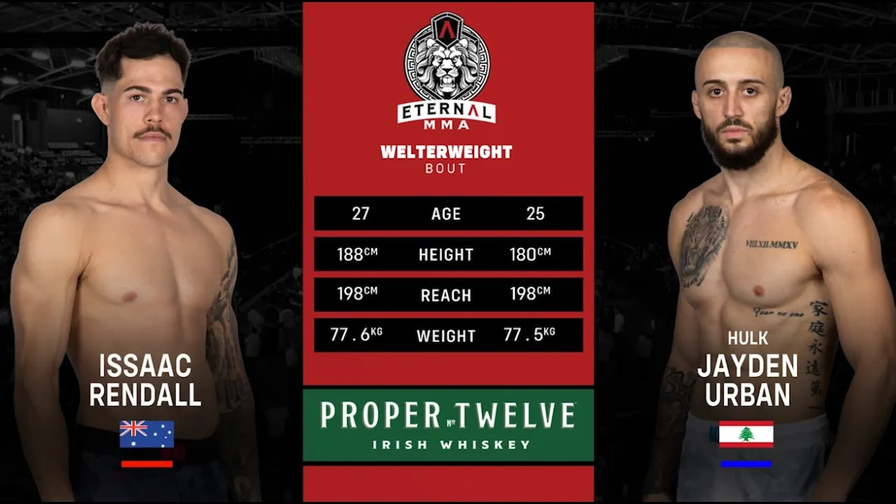 Eternal MMA 100: Issaac Rendall VS Jayden Urban | FULL FIGHT