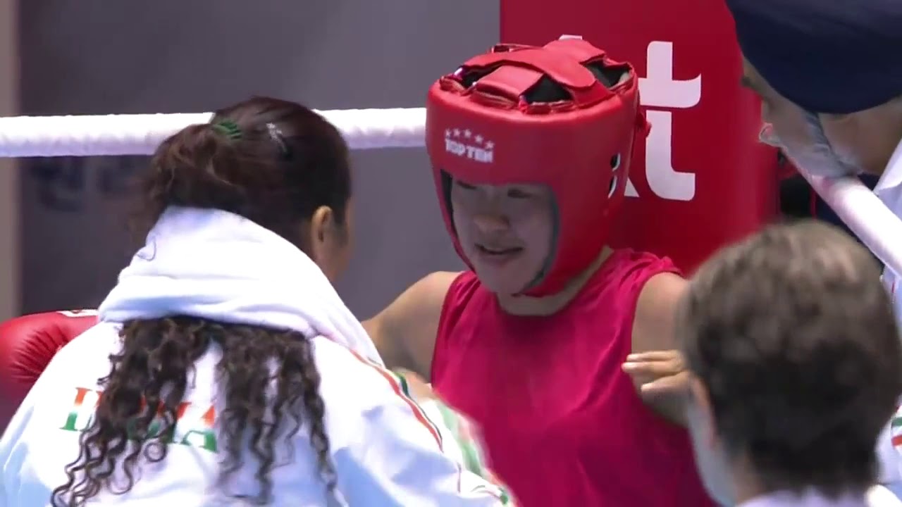 48KG Nazym Kazibay KZK Vs Sarjubala Shamjetsabam IND 2014 World Championships