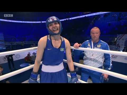 69kg Valentina Khalzova KAZ Vs Gu Hong CHN 2016 World Amateur Final