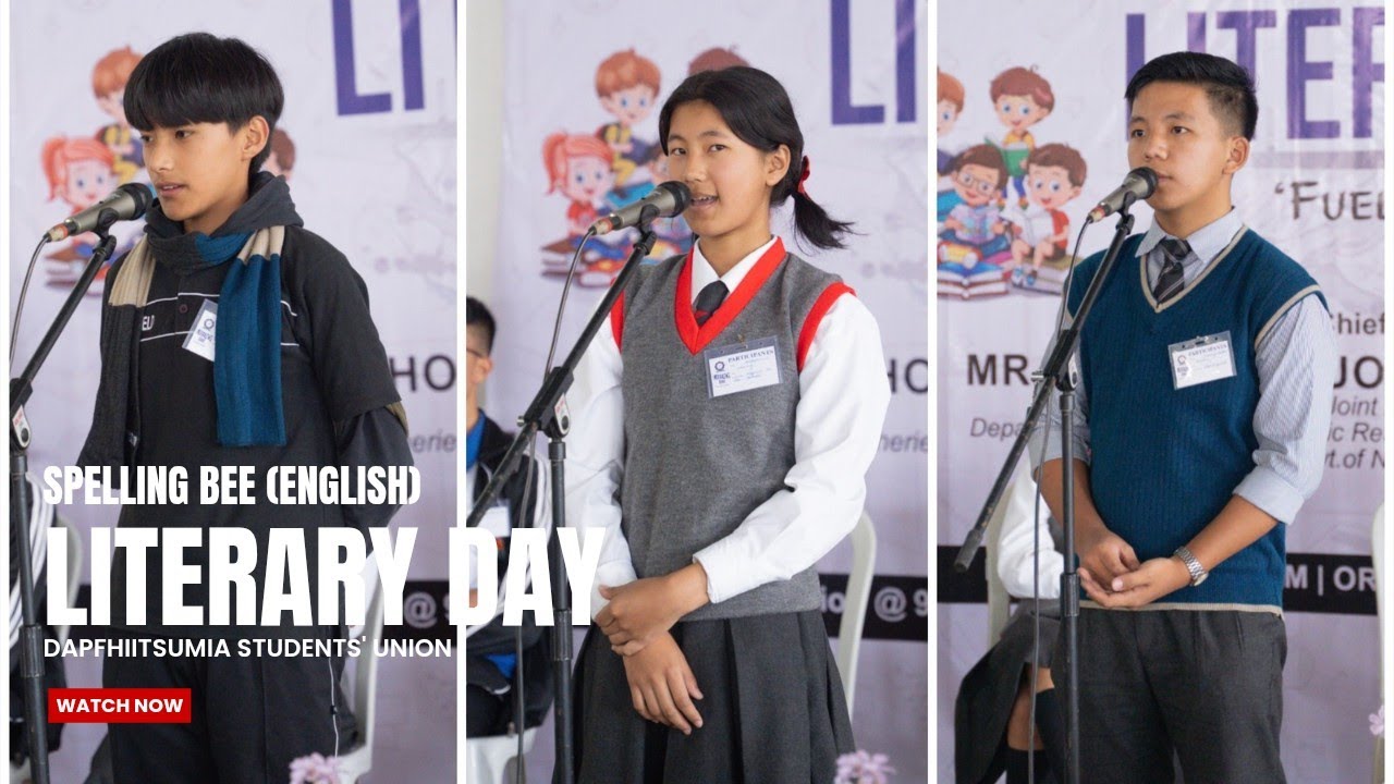 Spelling Bee (English) / Dapfhiitsumia Students' Union, Literary Day 2025.