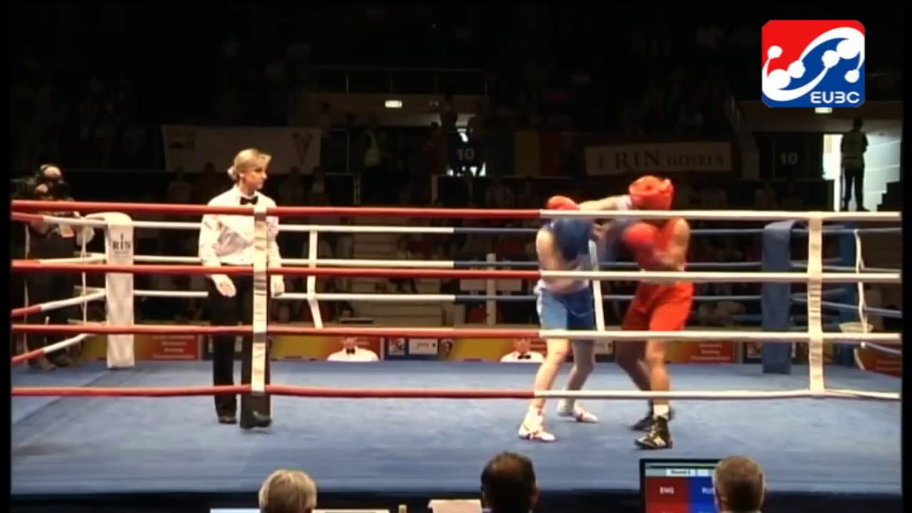 64kg Anastasia Belyakova RUS Vs Natasha Jonas ENG 2014 European Championships Final background