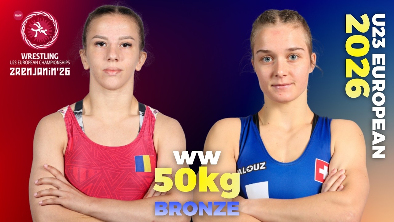 Svenja JUNGO (SUI) vs Ana Maria Gianina ROTARU (ROU). 2026 U23 European Championships   Bronze Medal