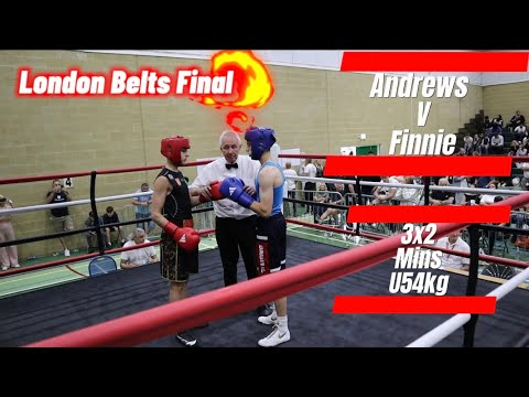 Championship boxing! London aba U54kg background