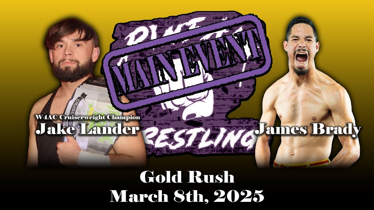Pinfall Wrestling FULL MATCH - W4AC Cruiserweight Title: Jake Lander (c) vs. James Brady