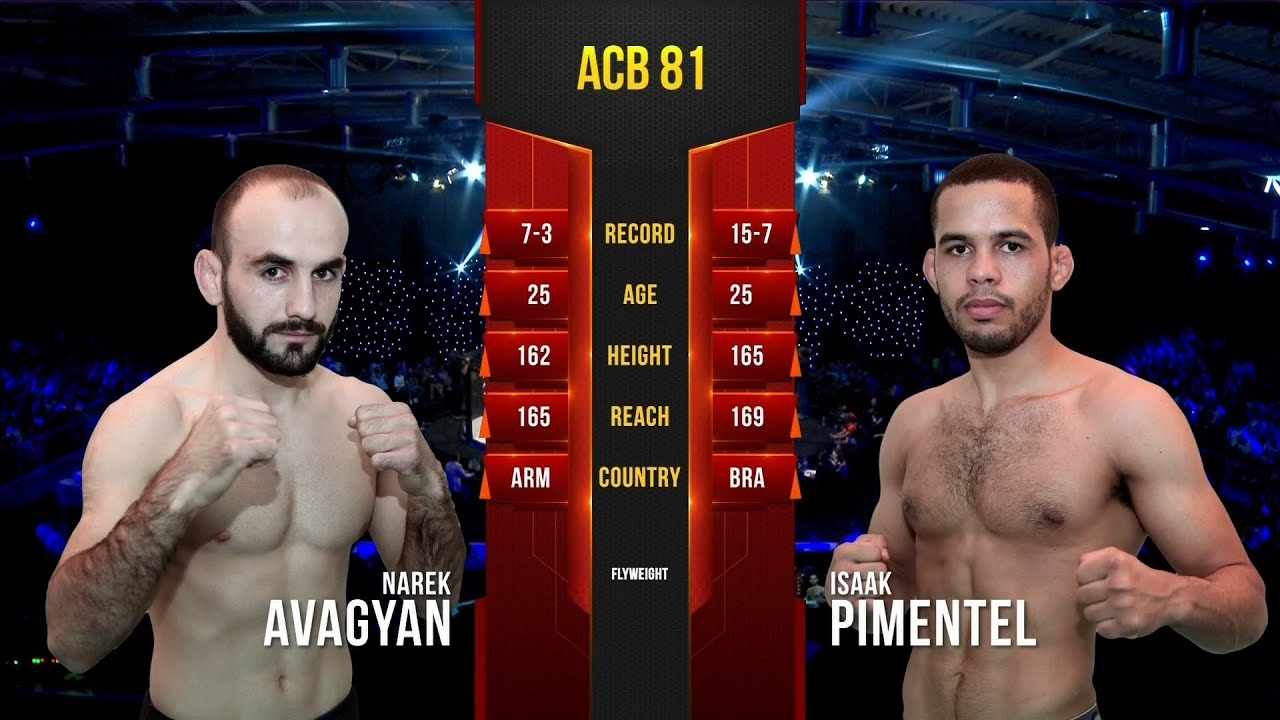 Нарек Авагян vs. Исаак Пиментел | Narek Avagyan vs. Isaac Pimentel | ACB 81