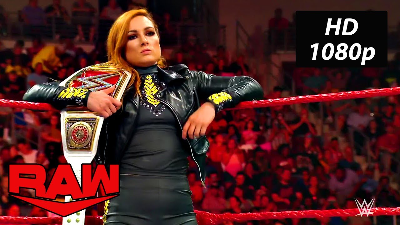 Becky Lynch vs Alexa Bliss WWE Raw July 29, 2019 HD Part 1/2