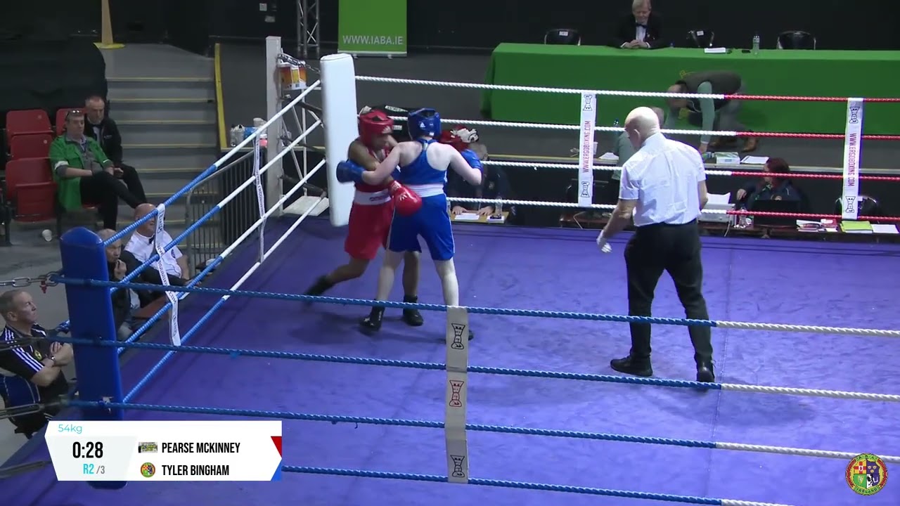 2024 National BG1 Championship: 54kg Pearse McKinney (Letterkenny) v Tyler Bingham (Neilstown)