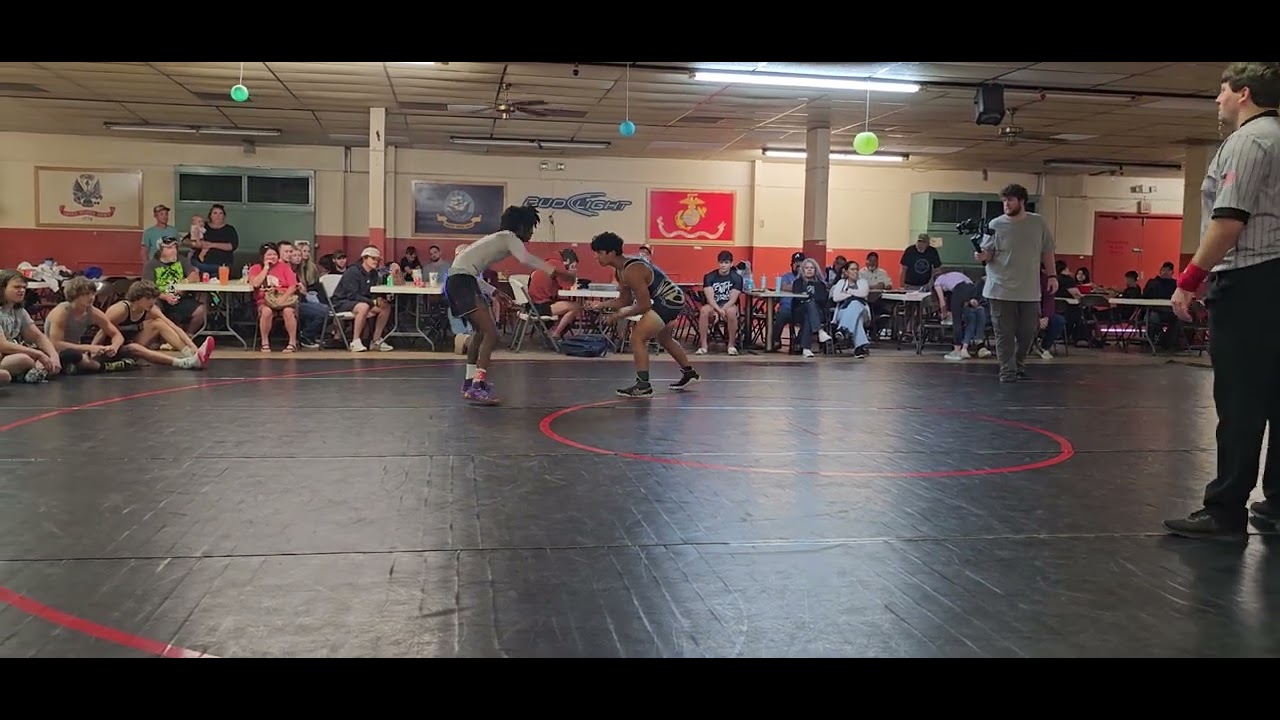 Wrestling Match During Intermission At Sub Only BJJ Event. background