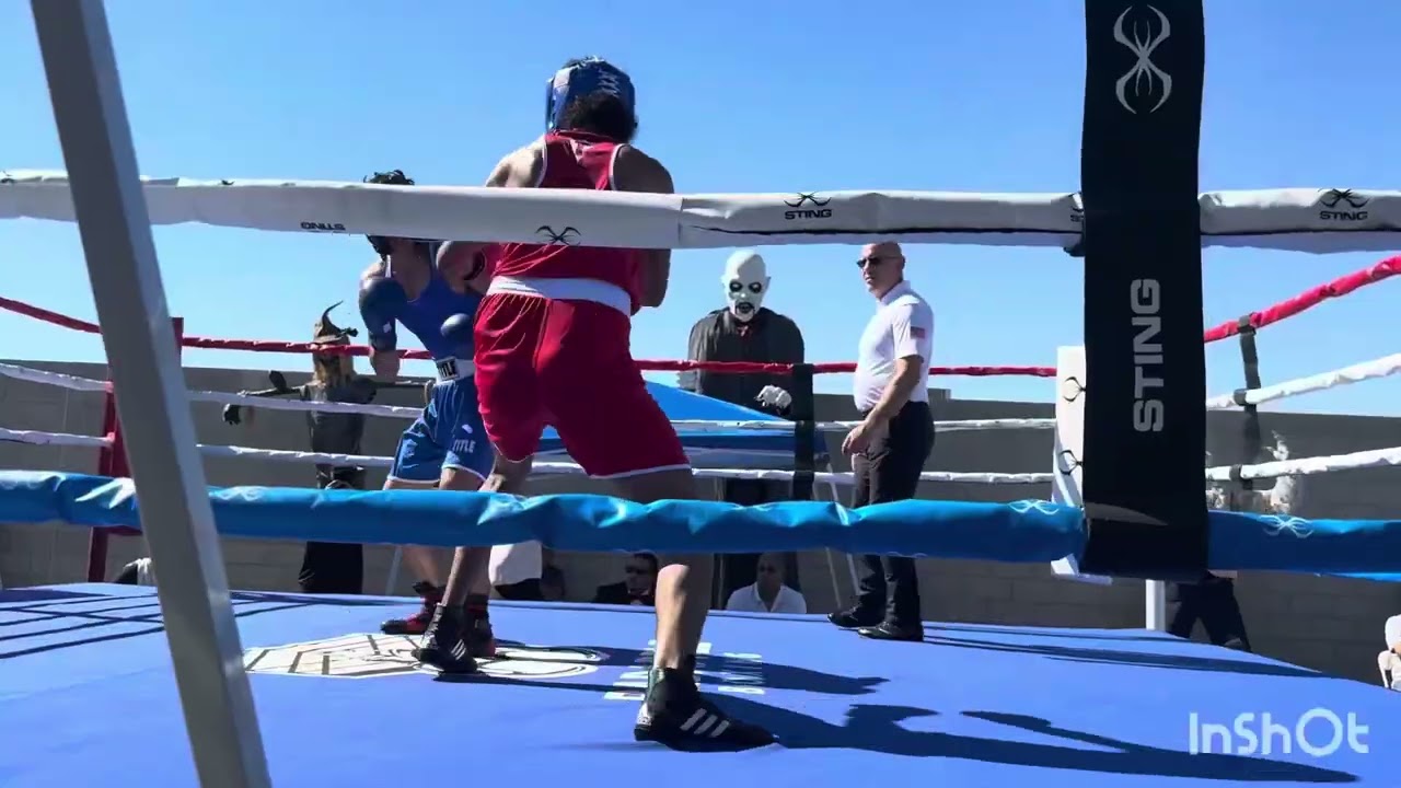 Full amateur bout hard boxing match Yuma Arizona ￼