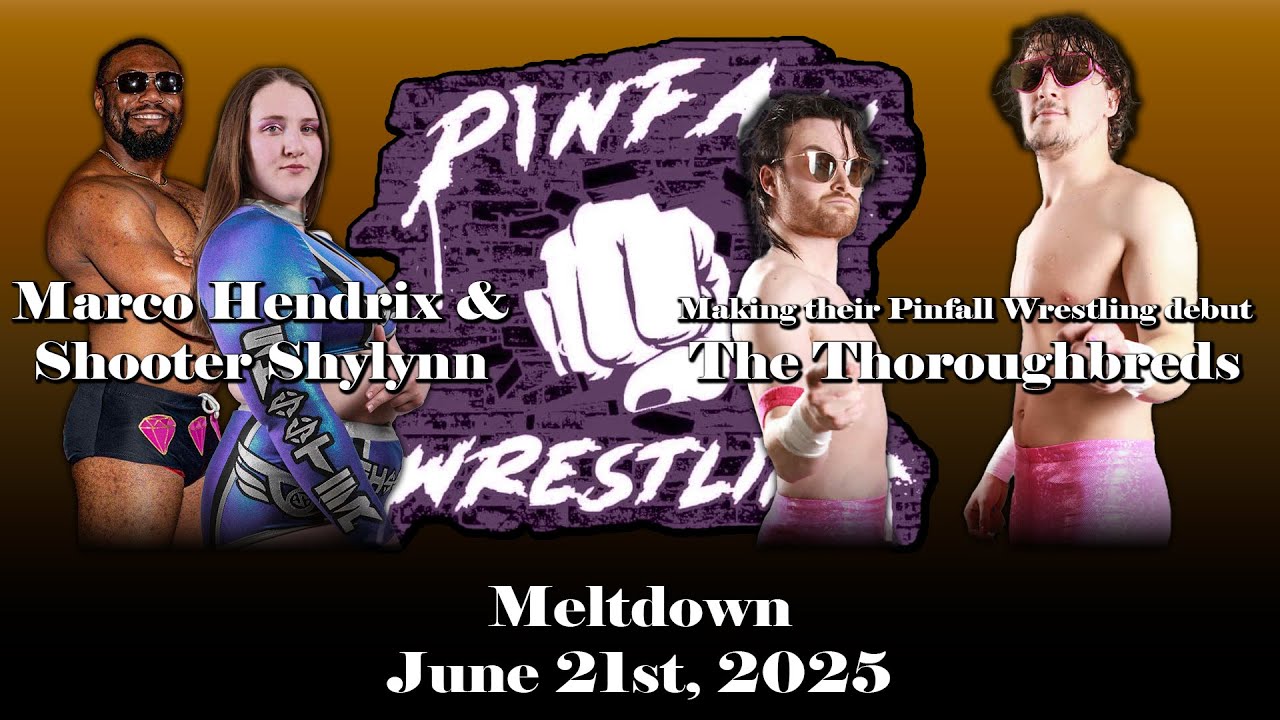 Pinfall Wrestling FULL MATCH: Marco Hendrix & Shooter Shylynn vs. The Thoroughbreds