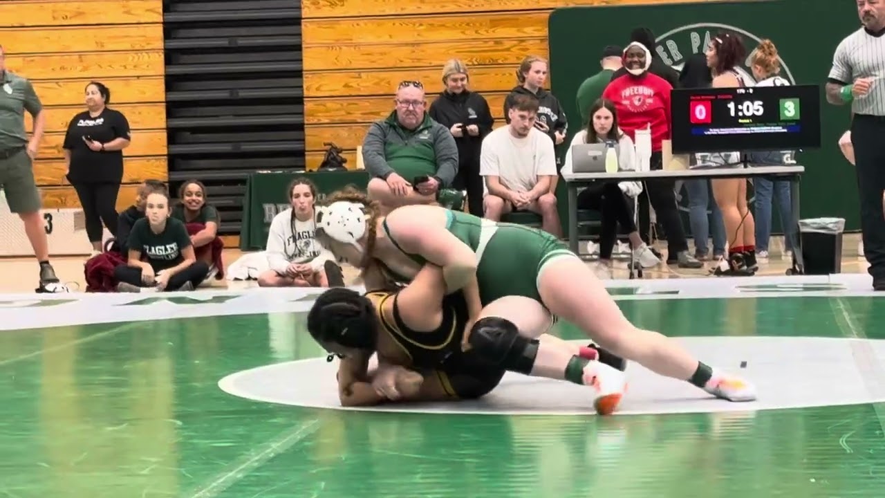 2024 Flagler Rotary Girls Invitational - 170 lbs Finals Kendall Bibla/Carlee Morrison background