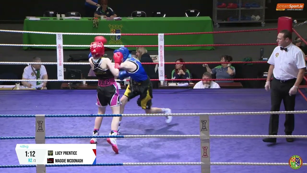 2024 National Junior Cadet Championship: 48kg L. Prentice (Phoenix) v M. Mcdonagh (Mullingar Elite)