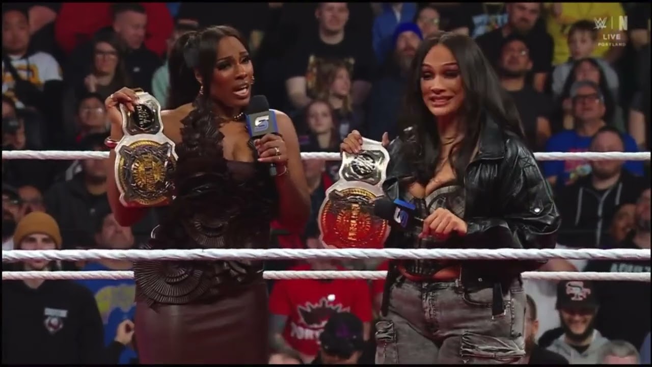 Irresistible Forces, Charlotte & Alexa Bliss, Giulia & Kiana James Segment: Smackdown March 6 2026