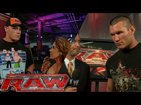 Randy Orton & John Cena Backstage Segments Before Judgment Day RAW May 12,2008 background