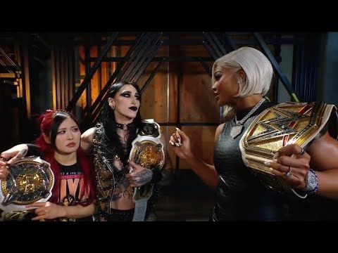 Rhea Ripley & Iyo Sky backstage segment _WWE Smackdown 27 February 2026