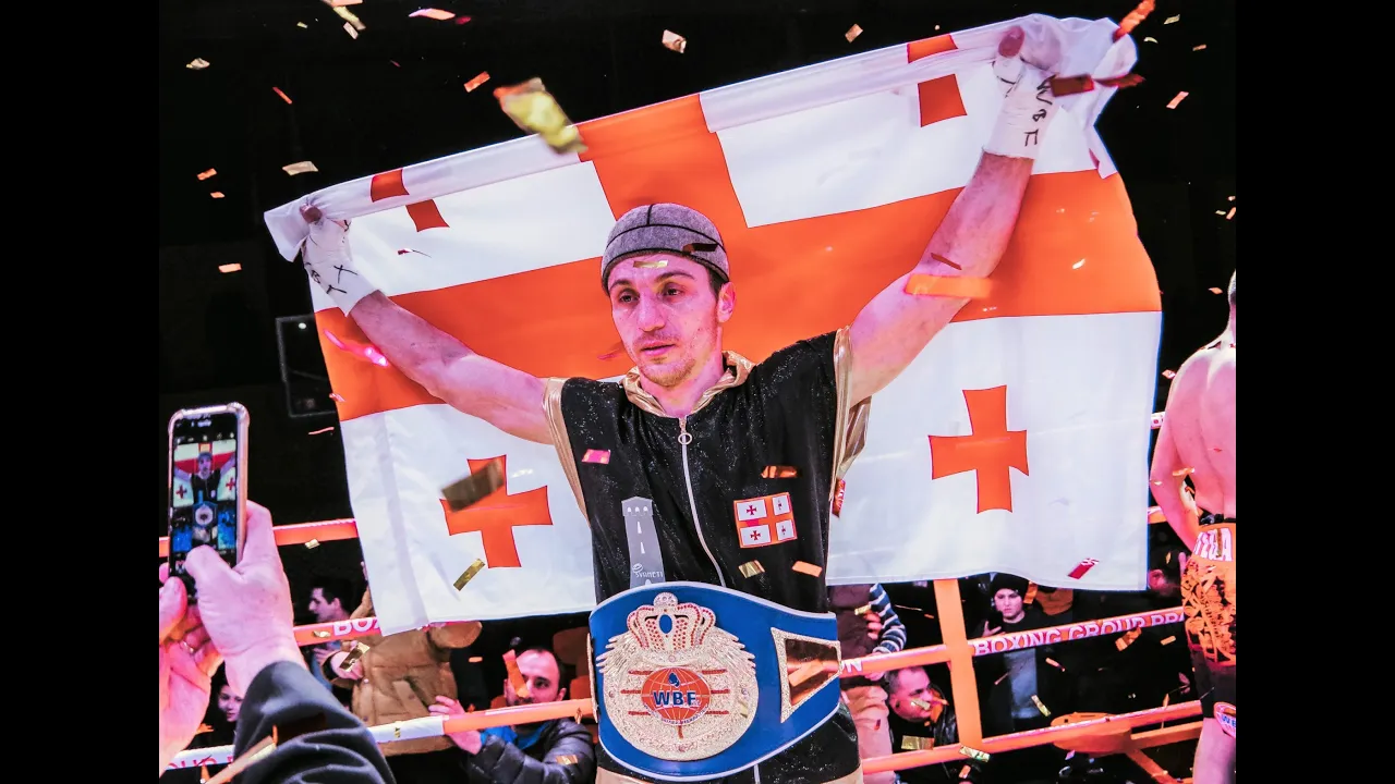 PROFESSIONAL BOXING FIGHTS AND WBF WORLD SUPER WELTER TITLE. GEORGIA 26.01.2020
