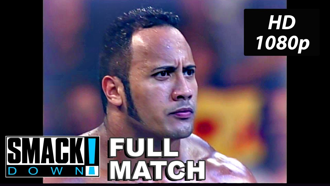Triple H vs The Rock WWE Championship Match SmackDown Aug. 26, 1999 Full Match HD background