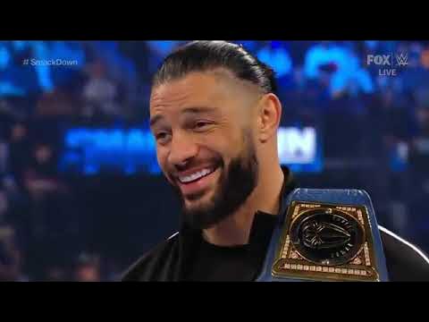 Roman Reigns and Seth Rollins (Full Segment) background