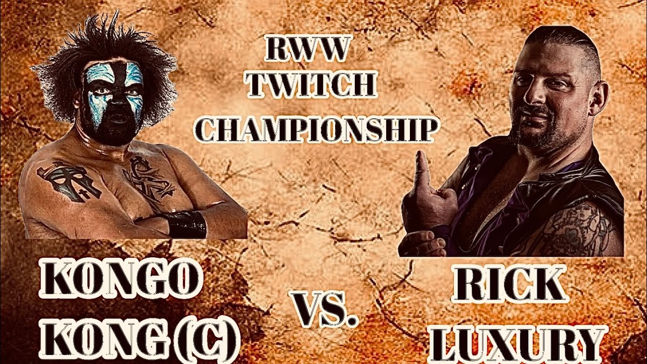 PWA Wrestling: RWW Twitch Championship Match: Kongo Kong (C) VS. Rick Luxury 9-27-24