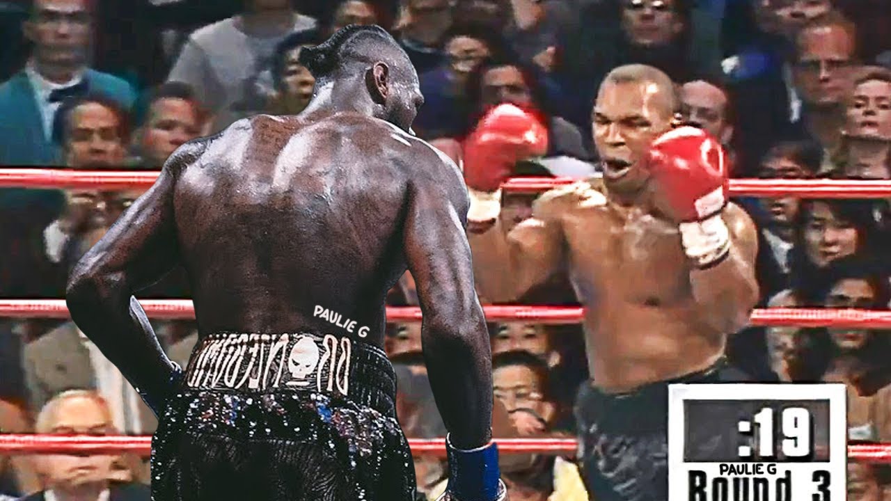 Mike Tyson versus Deontay Wilder the MEGAFIGHT!!! background