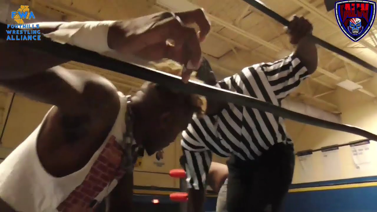 ALW Lucha X Champion Jamari'e Jeice vs Baby Lotion - Fans Bring Weapon Street Fight background