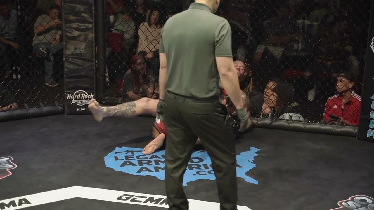 GCMMA 18 Hard Rock - Tyler Hill vs Montrel James background