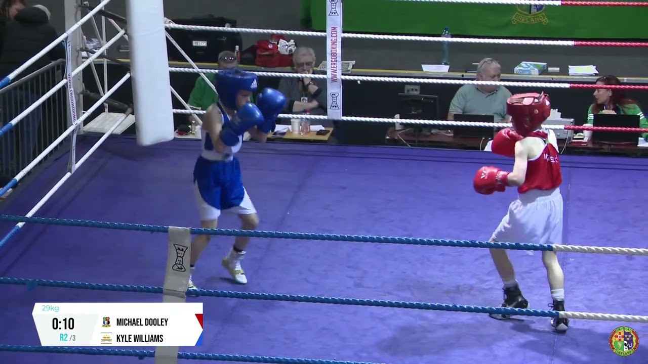 2024 National B1 Championship: 29kg Michael Dooley (Riverstown) v Kyle Williams (K&K) background