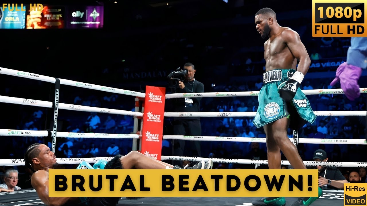 BRUTAL BEATDOWN | Yoenli HERNANDEZ (CUBA) vs Kyrone DAVIS (USA) Fight background