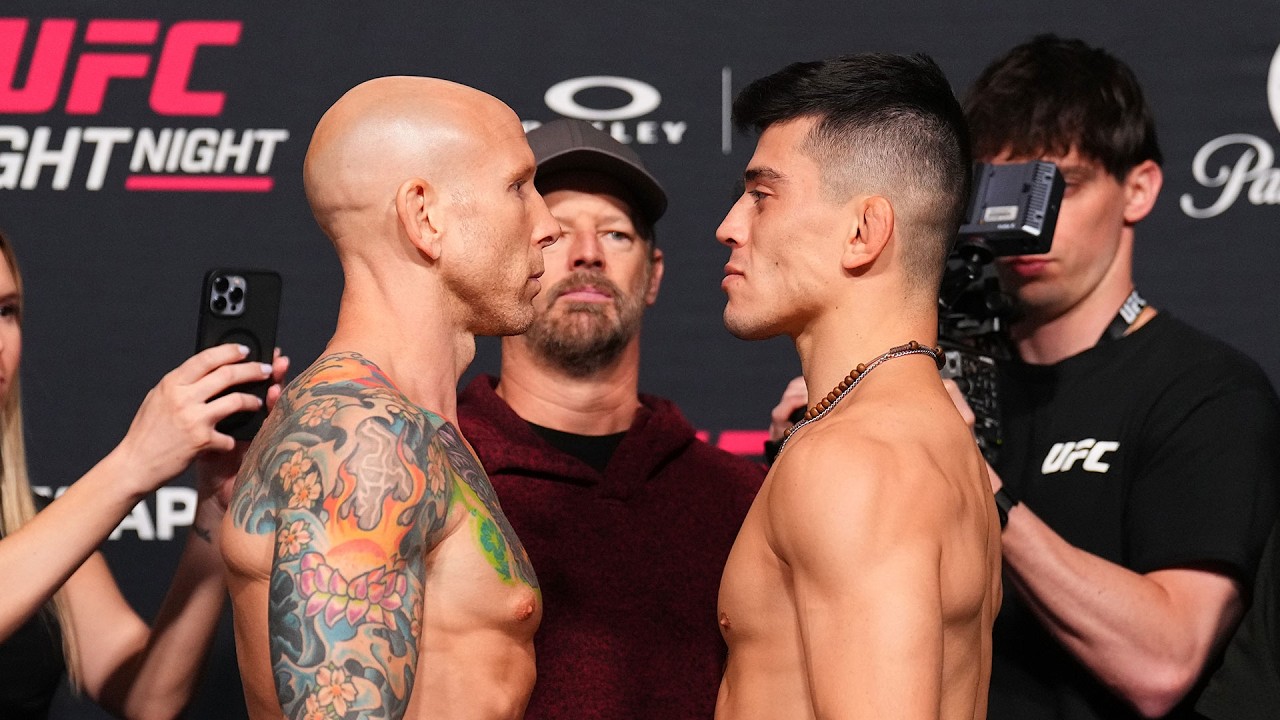 Encaradas da Pesagem | UFC Vegas 114: Emmett x Vallejos