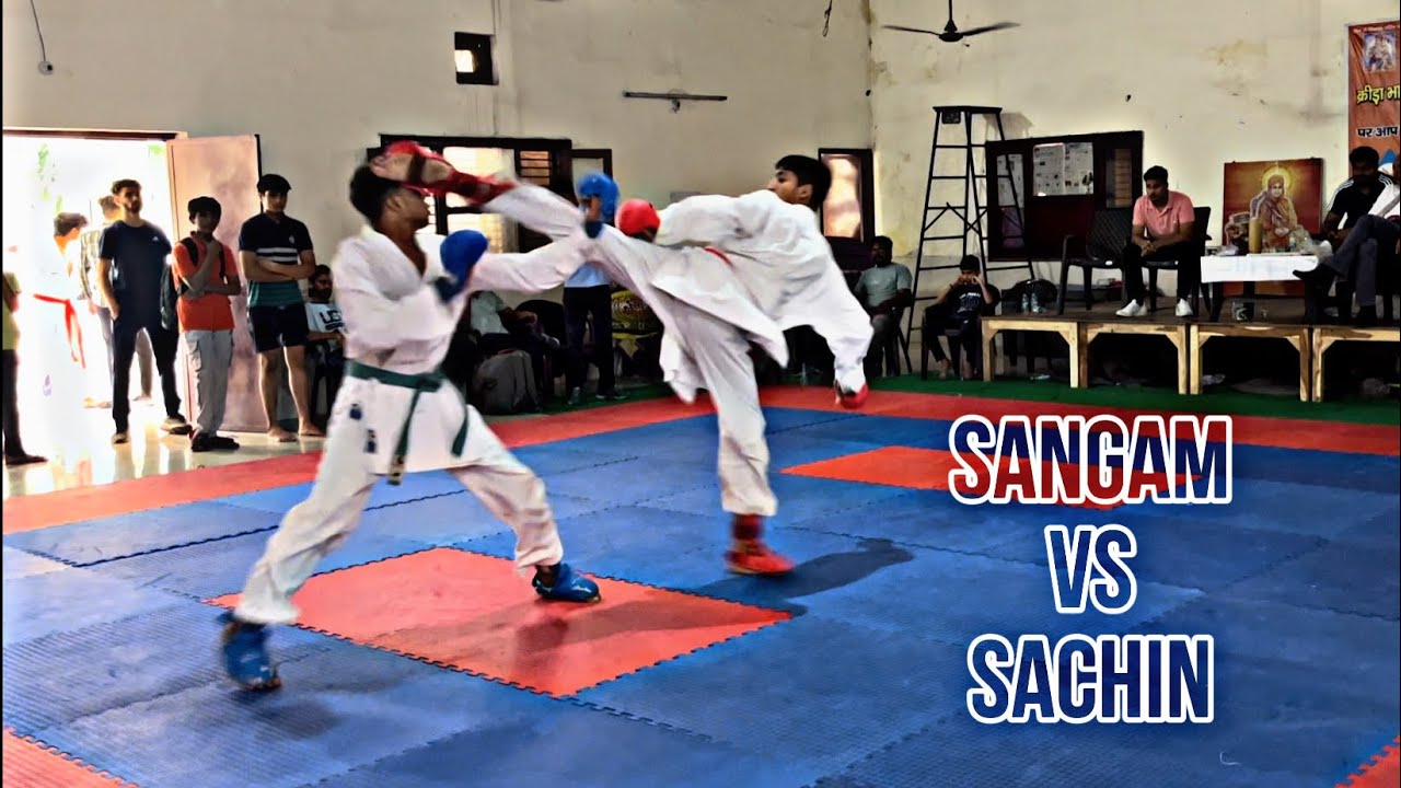 Sangam Vs Sachin | Haryana State Karate Championship Yamunanagar | -61kg Boys Junior