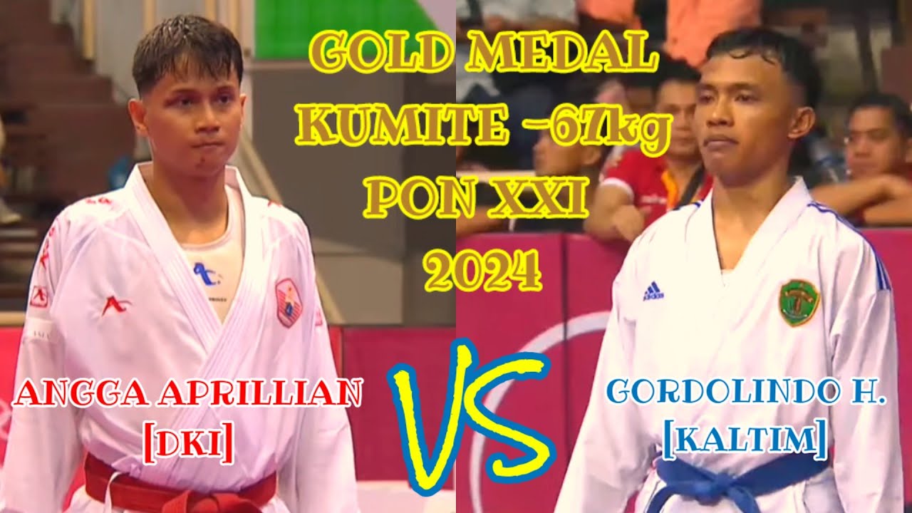 Angga Aprillian ( DKI ) vs Gordolindo H (KALTIM) | gold medal male kumite -67kg | PON XXI 2024