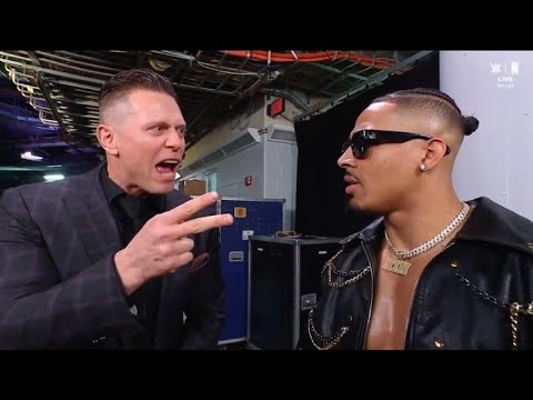 The Miz & Carmelo Hayes backstage segment _WWE Smackdown 13 February 2026