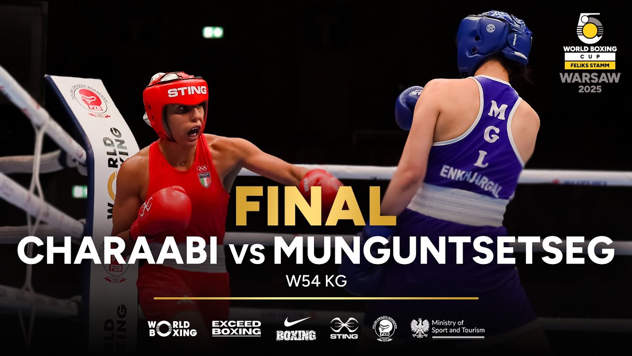 World Boxing Cup: Feliks Stamm - Warsaw 2025. Sirine Charaabi VS Enkhjargal Munguntsetseg
