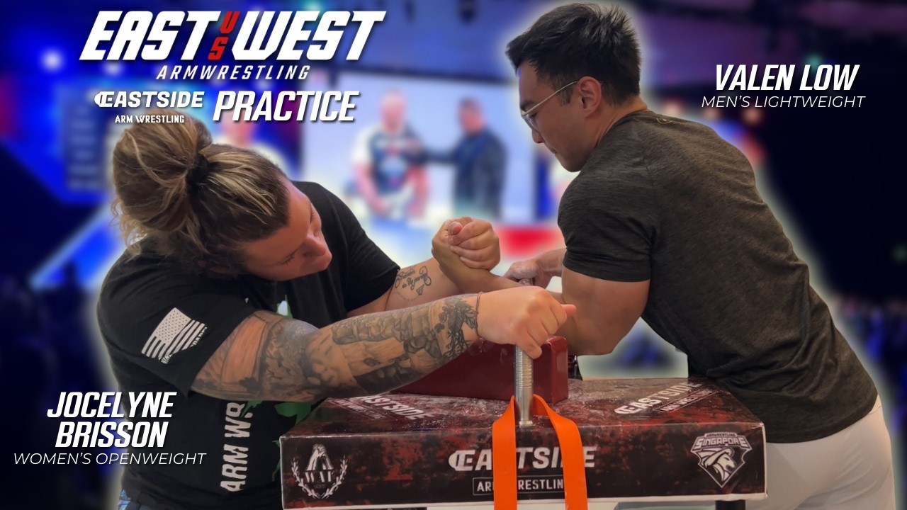 Special Armwrestling Practice With EVW Athletes Jocelyne Brisson & Valen Low!