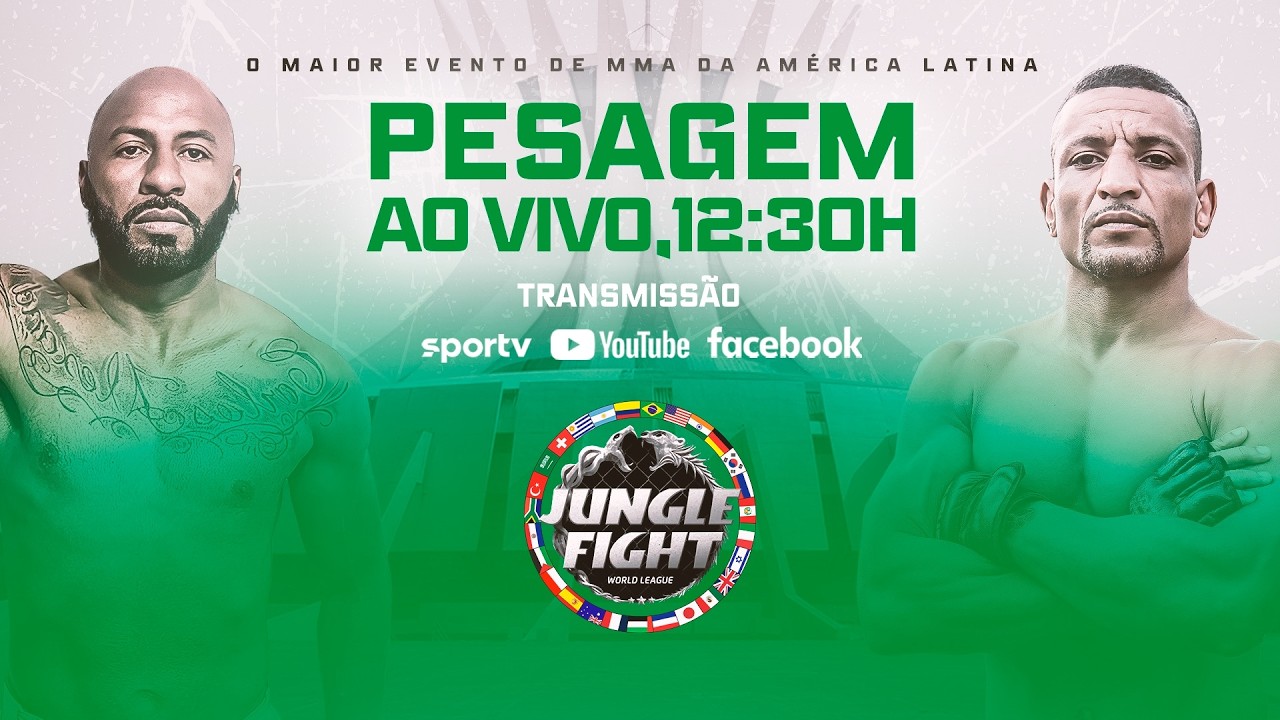 JUNGLE FIGHT 146 l BRASÍLIA - PESAGEM AO VIVO