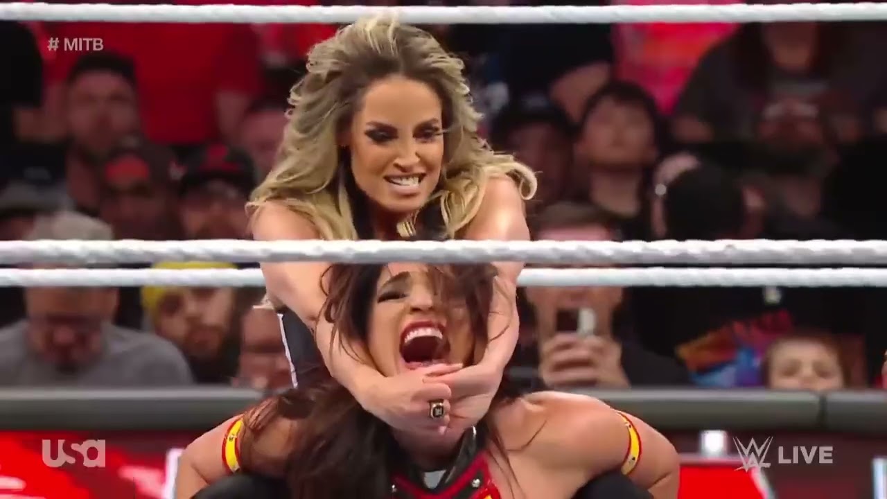 WWE Trish Stratus vs Raquel Rodriguez Becky Lynch Attacks - RAW 6/19/23 background