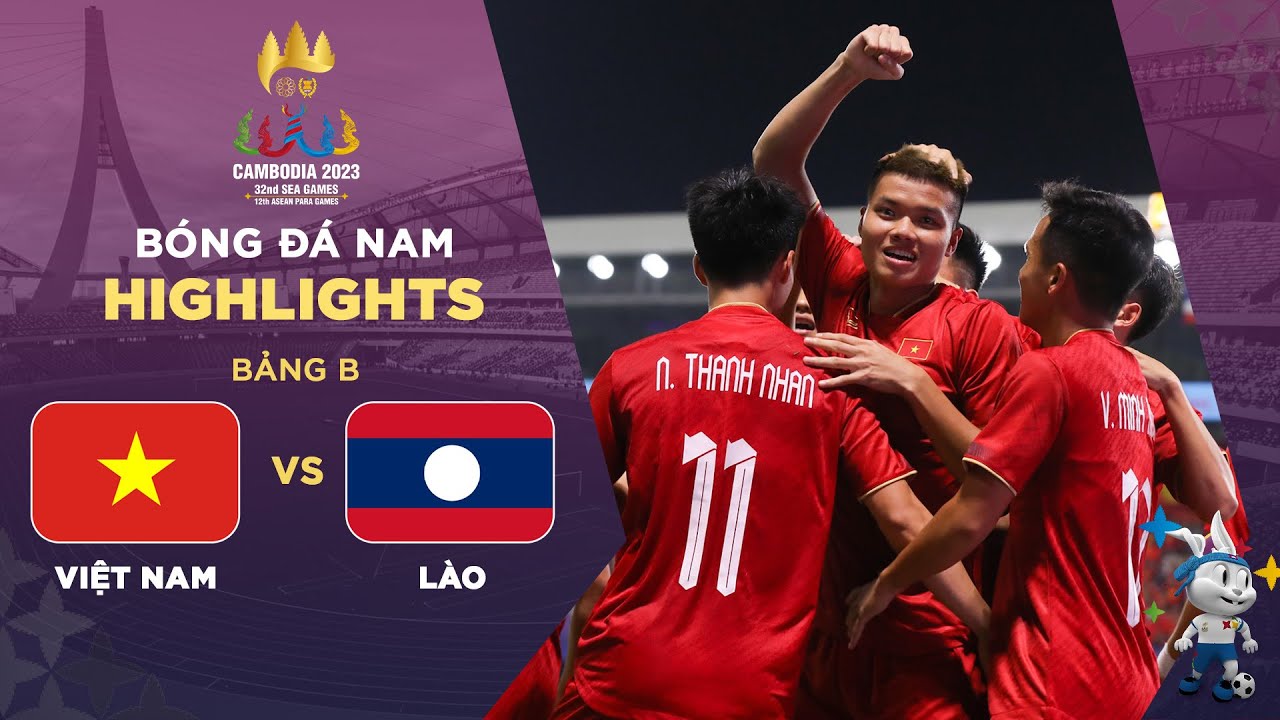 Highlights U22 Việt Nam vs U22 Lào l U22 Lào khiến Việt Nam gặp vô vàng khó khăn background