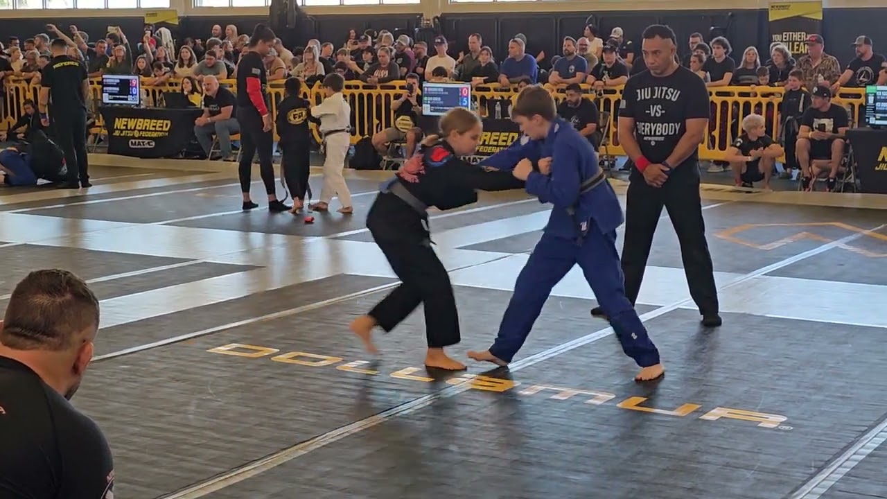 Youth BJJ Match Newbreed Jacksonville FL Jan 2024 Match 10