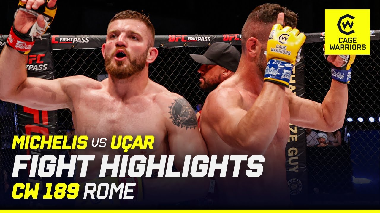 CRAZY THREE ROUND WAR 🤯 | Giacomo Michelis vs. Sado Uçar | CW 189 Rome Fight Highlights background