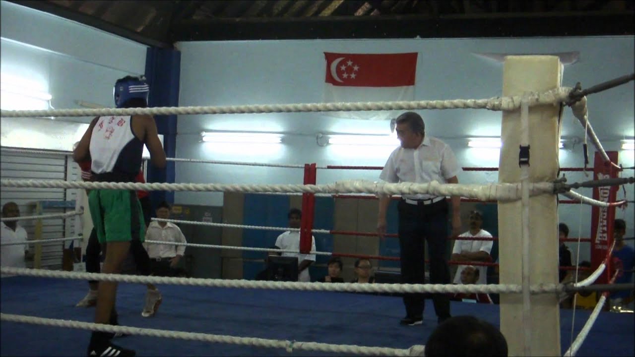 Singapore Amateur Boxing Association (SABA) Boxing Tournament Dec 2011 - Fight1