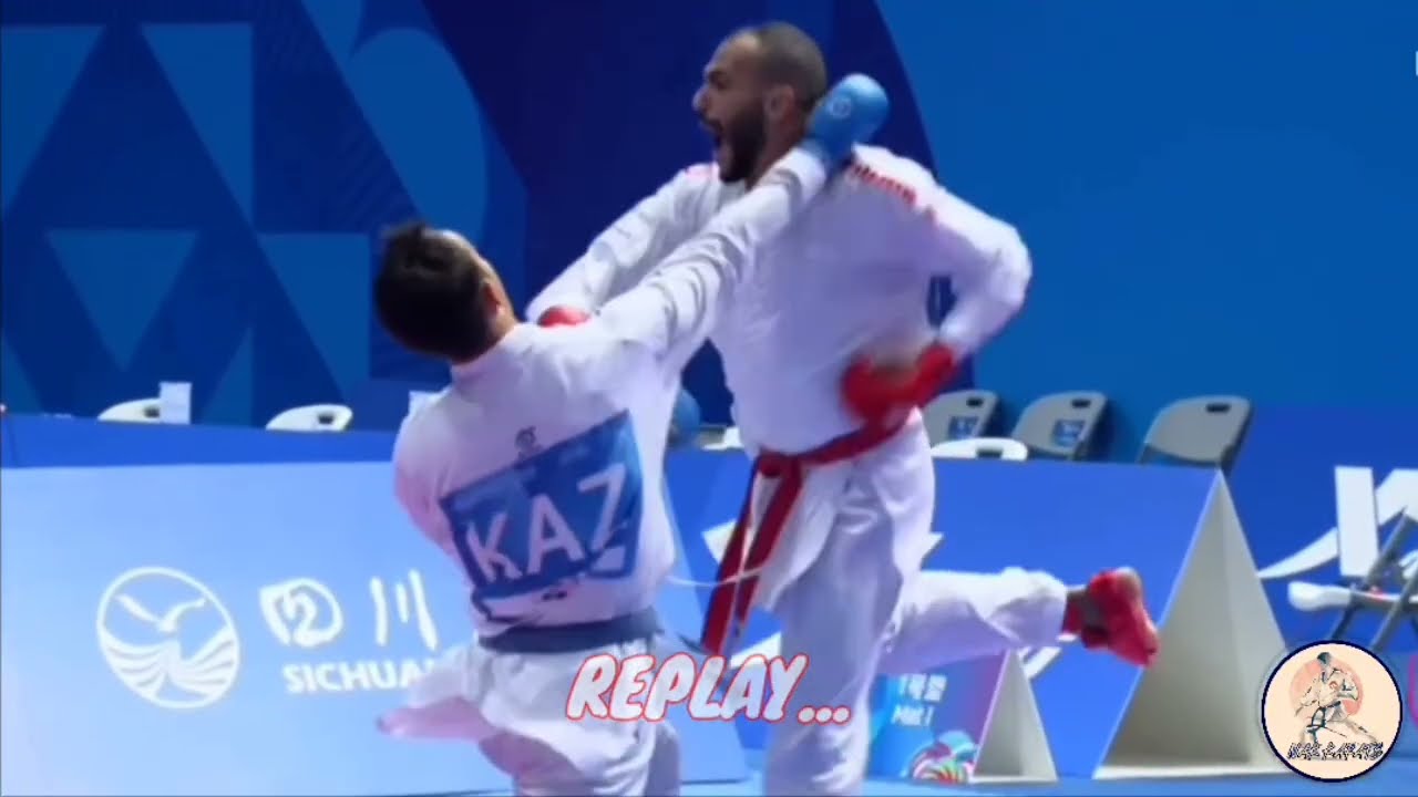 ABDELAZIZ 🇪🇬 vS AZHIKANOV 🇰🇿 | BRONZE MEDAL KUMITE -75KG | WORLD GAMES 2025 background