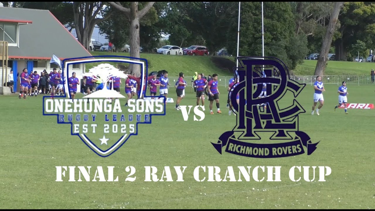 RAY CRANCH CUP FINAL 2 : GUARD DOGGS RICHMOND vs ONEHUNGA SONS backdrop