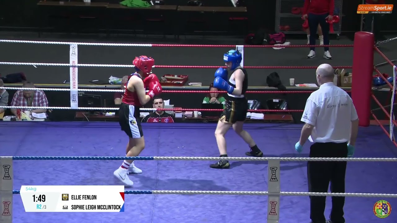2024 National Junior 1 Championship 54kg E. Fenlon (Paulstown) v S.L McClintock (Evolution) backdrop